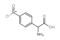 氨基-(4-硝基-苯基)-乙酸结构式