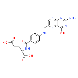 2-[4-[(2-amino-5-formyl-4-oxo-5,6,7,8-tetrahydro-1H-pteridin-6-yl)methylamino]benzoyl]aminopentanedioic acid Structure