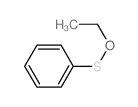 Benzenesulfenic acid,ethyl ester Structure