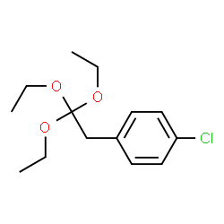 BENZENE, 1-CHLORO-4-(2,2,2-TRIETHOXYETHYL)- Structure