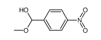 p-nitrobenzaldehyde monomethyl acetal结构式