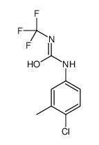 1-(4-chloro-3-methylphenyl)-3-(trifluoromethyl)urea结构式