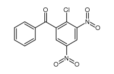 2-chloro-3,5-dinitro-benzophenone Structure