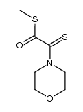 morpholin-4-yl-thioxo-thioacetic acid S-methyl ester结构式