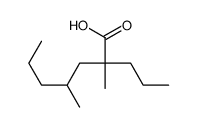 2,4-dimethyl-2-propylheptanoic acid Structure