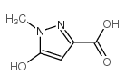 5-羟基-1-甲基-1H-吡唑-3-羧酸结构式
