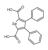 3,4-diphenyl-selenophene-2,5-dicarboxylic acid结构式