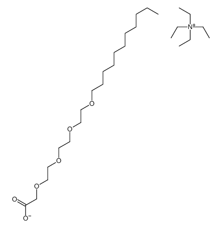 tetraethylazanium,2-[2-[2-(2-undecoxyethoxy)ethoxy]ethoxy]acetate结构式