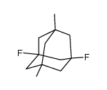 1,3-difluoro-5,7-dimethyladamantane Structure