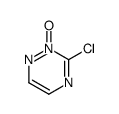 3-chloro-2-oxido-1,2,4-triazin-2-ium结构式