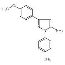 3-(4-methoxyphenyl)-1-(4-methylphenyl)-1h-pyrazol-5-amine结构式