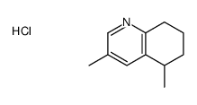 3,5-dimethyl-5,6,7,8-tetrahydroquinoline,hydrochloride结构式