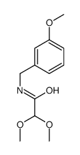 2,2-dimethoxy-N-[(3-methoxyphenyl)methyl]acetamide Structure