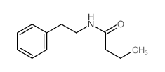 Butanamide,N-(2-phenylethyl)-结构式