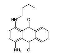 1-amino-4-(butylamino)anthracene-9,10-dione Structure