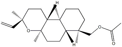 (13R)-8-Methyl-14-oxapimar-15-en-18-ol acetate Structure