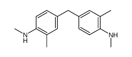 N,N'-dimethyl-4,4'-diamino-3,3'-dimethyldiphenylmethane结构式