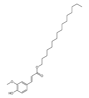 hexadecyl (E)-3-(4-hydroxy-3-methoxyphenyl)prop-2-enoate Structure