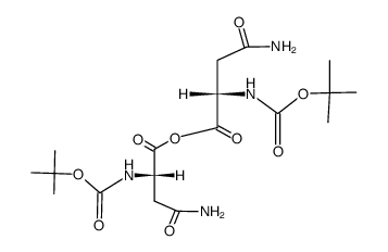 t-butoxycarbonyl-L-asparagine anhydride结构式