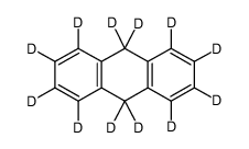 9,10-dihydroanthracene-d12结构式