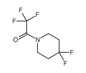 Piperidine, 4,4-difluoro-1-(trifluoroacetyl)- (9CI) Structure