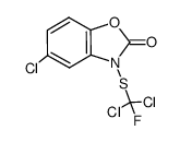 5-chloro-3-((dichlorofluoromethyl)thio)benzo[d]oxazol-2(3H)-one Structure