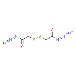 Acetyl azide, 2,2'-dithiobis- Structure