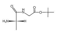 L-Alanylglycine tert-butyl ester Structure