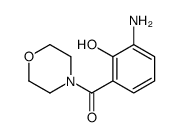 (3-amino-2-hydroxyphenyl)(morpholino)methanone Structure