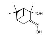 2α-hydroxy-2,6,6-trimethybicyclo[3.1.1]heptan-3-one oxime Structure
