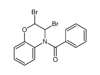(2,3-dibromo-2,3-dihydro-1,4-benzoxazin-4-yl)-phenylmethanone结构式