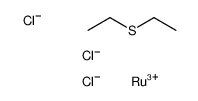 trichloro[1,1'-thiobis[ethane]]ruthenium结构式