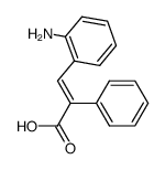 (E)-3-(2-Aminophenyl)-2-phenyl-2-propenoic acid结构式