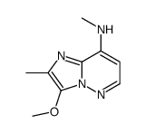 3-methoxy-N,2-dimethylimidazo[1,2-b]pyridazin-8-amine结构式