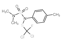 dichloro-N-[(dimethylamino)sulphonyl]fluoro-N-(p-tolyl)methanesulphenamide Structure