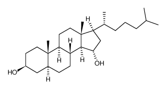 5α-胆固醇3β,15α-二醇结构式