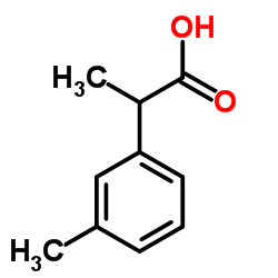 2-(间甲苯基)丙酸结构式