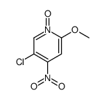 5-chloro-2-methoxy-4-nitropyridine N-oxide结构式
