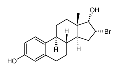 16alpha-Bromo-17alpha-estradiol Structure