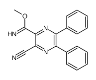 methyl 3-cyano-5,6-diphenylpirazine-2-carboimidate Structure