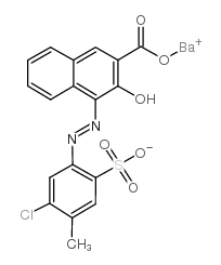 barium 4-[(5-chloro-4-methyl-2-sulphonatophenyl)azo]-3-hydroxy-2-naphthoate picture