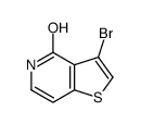 3-溴-4-羟基噻吩并吡啶结构式