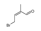 4-bromo-2-methylbut-2-enal Structure