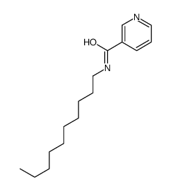 N-decylpyridine-3-carboxamide结构式