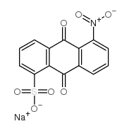 1-硝基蒽醌-5-磺酸钠盐结构式