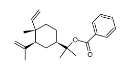 (1S)-1r-methyl-4c-(α-benzoyloxy-isopropyl)-1-vinyl-2c-isopropenyl-cyclohexane结构式