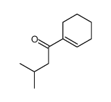 1-(cyclohexen-1-yl)-3-methylbutan-1-one结构式