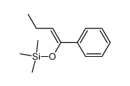 Butyrophenone trimethylsilyl enol ether Structure