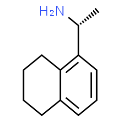 (R)-1-(5,6,7,8-四氢萘-1-基)乙胺结构式