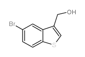 (5-溴-3-苯并[B]噻吩)甲醇结构式
